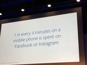 time spent on Facebook or Instagram